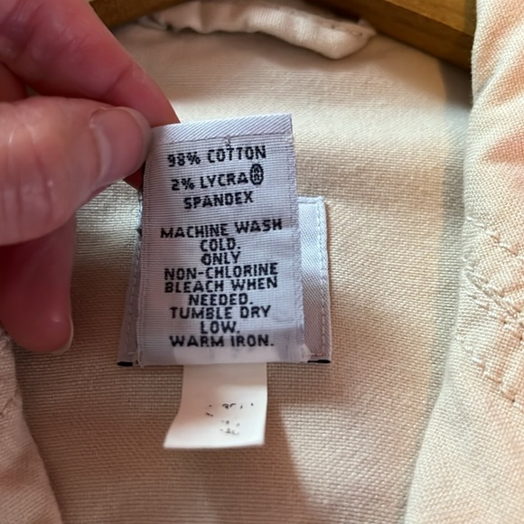 EUC Gap Structured Stretch Tan Jacket/Blazer - Picture 7 of 7